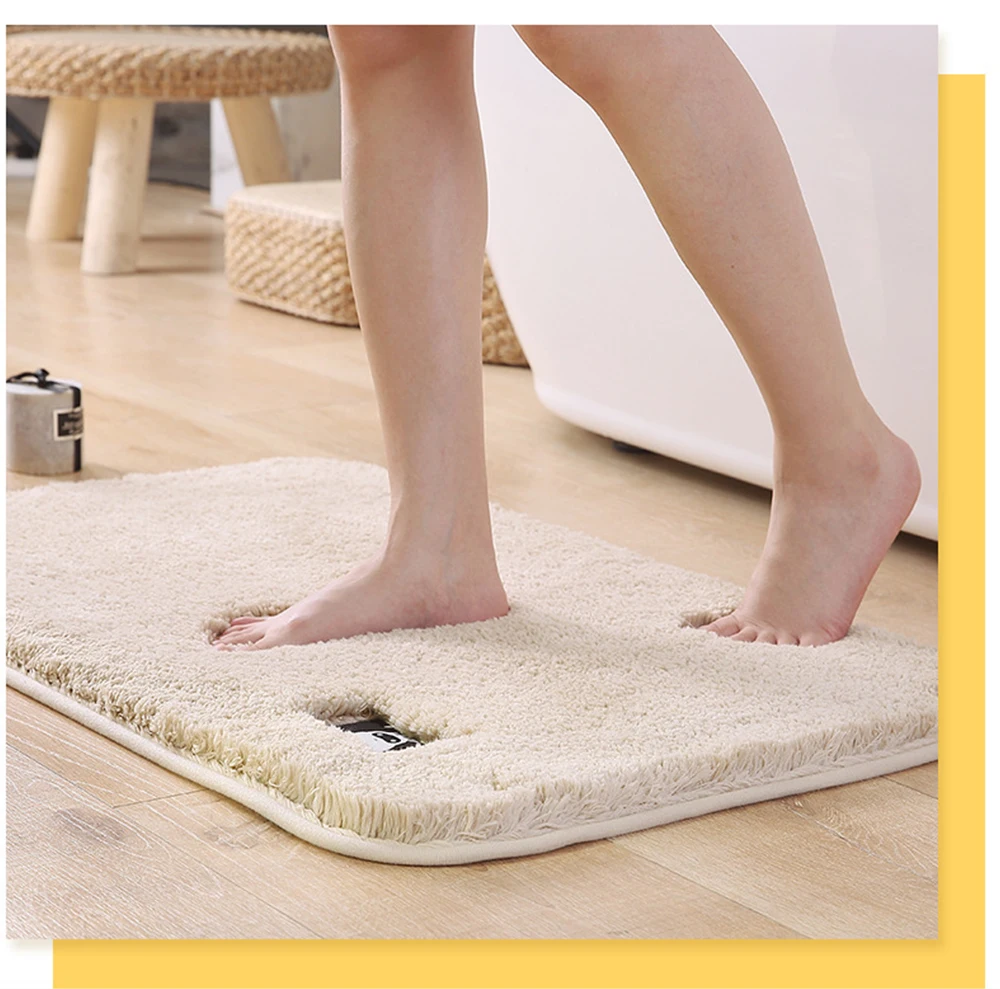 Входной коврик однотонный утолщенный водопоглощающий нескользящий для спальни