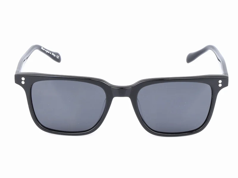 Black VS Grey Lens Высококачественные классические Поляризованные солнцезащитные очки из ацетата для мужчин и женщин, защита от уф400 лучей, солнцезащитные очки с цветными линзами - Цвет линз: Black VS Grey Lens