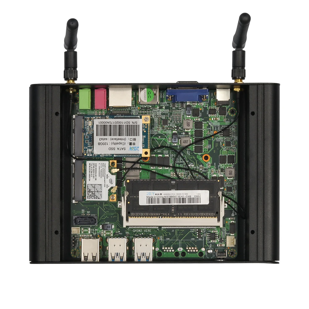 Распродажа Core i7 5500DU мини ПК настольный Windows 10 WiFi HDMI VGA HTPC ТВ коробка Nuc minipc офисный игровой Мини компьютер