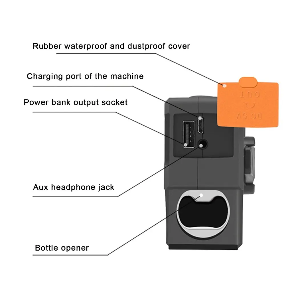 

Emergency Solar Hand Crank Hurricane Survival Radio with LED Flashlight, Reading Lamp, 2000mAh Cell Phone Charger, SOS Alert
