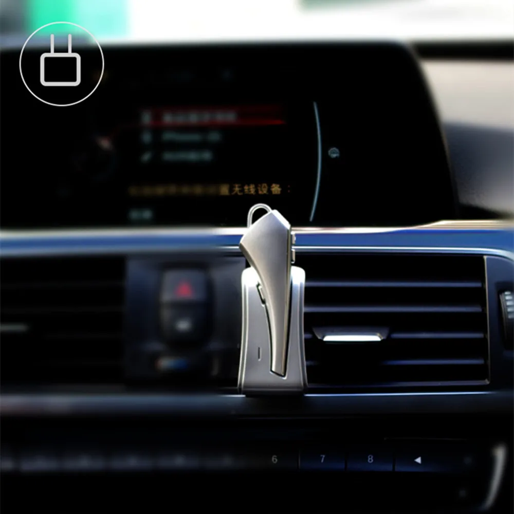HYASIA беспроводные Bluetooth наушники, Автомобильная гарнитура, бизнес гарнитура с зарядной базой, микрофон, Ушная гарнитура с прищепкой для iPhone samsung