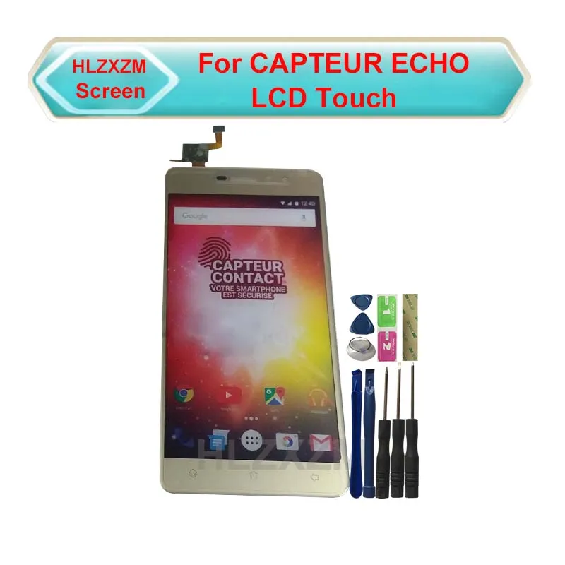 ЖК-дисплей для датчик ECHO с сенсорным экраном стеклянный дигитайзер в сборе