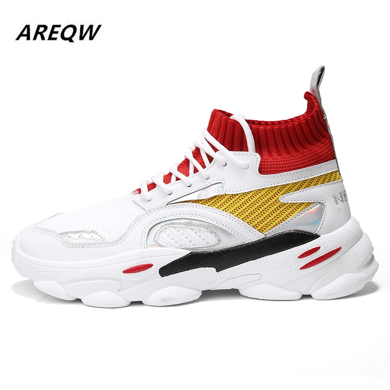 2019 Для мужчин новый тренд для Повседневное обувь легкая дышащая Мужская Высокое