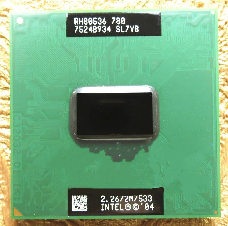 Процессор Intel PM780 Pentium M для ноутбука 780 дюйма 2 Мб кэш-памяти 26 ГГц 533 МГц PM ЦП PPGA478 с