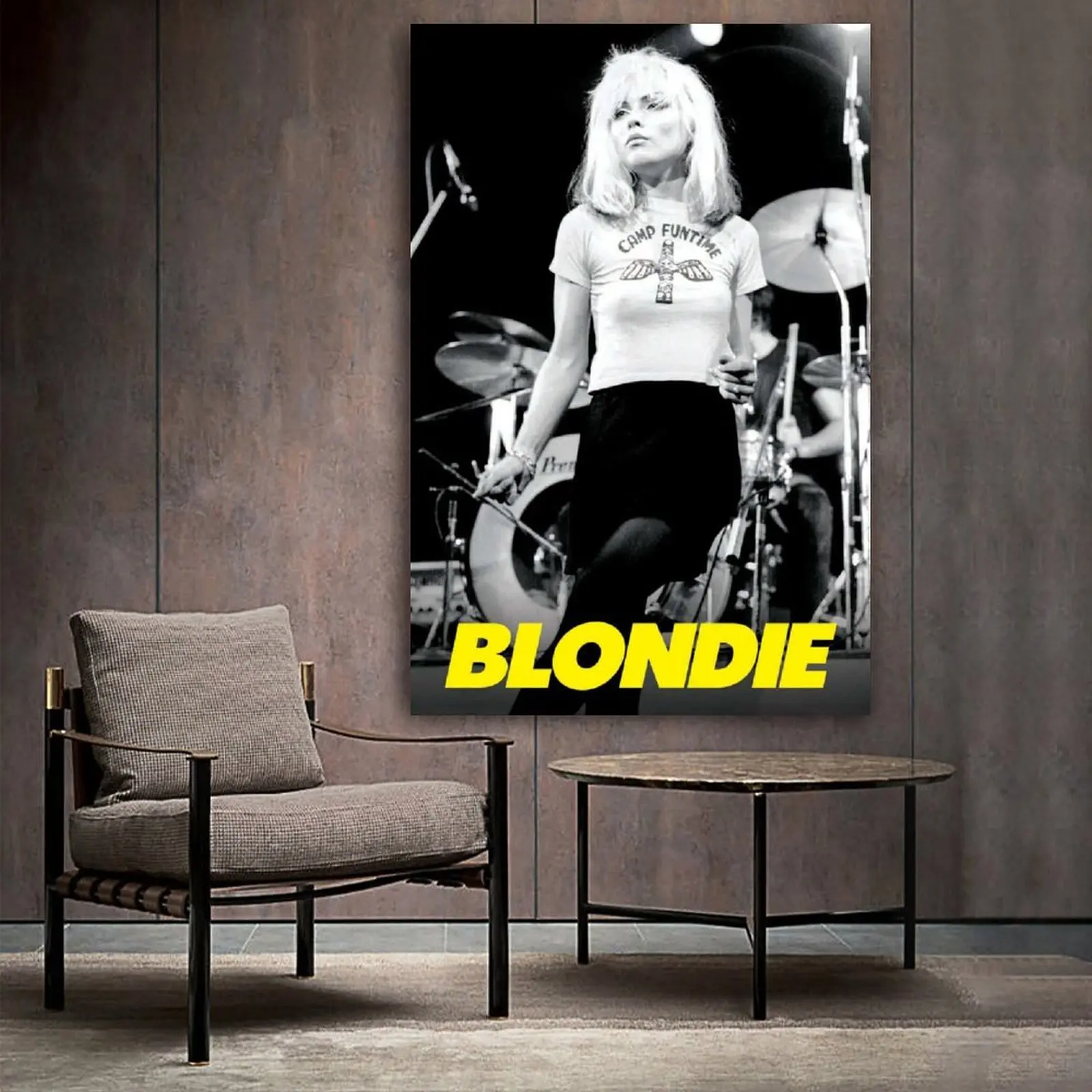 

Blondie Camp Funtime Poster Modern Poster Art Paintings on Canvas for Home Room Office Wall Decoration