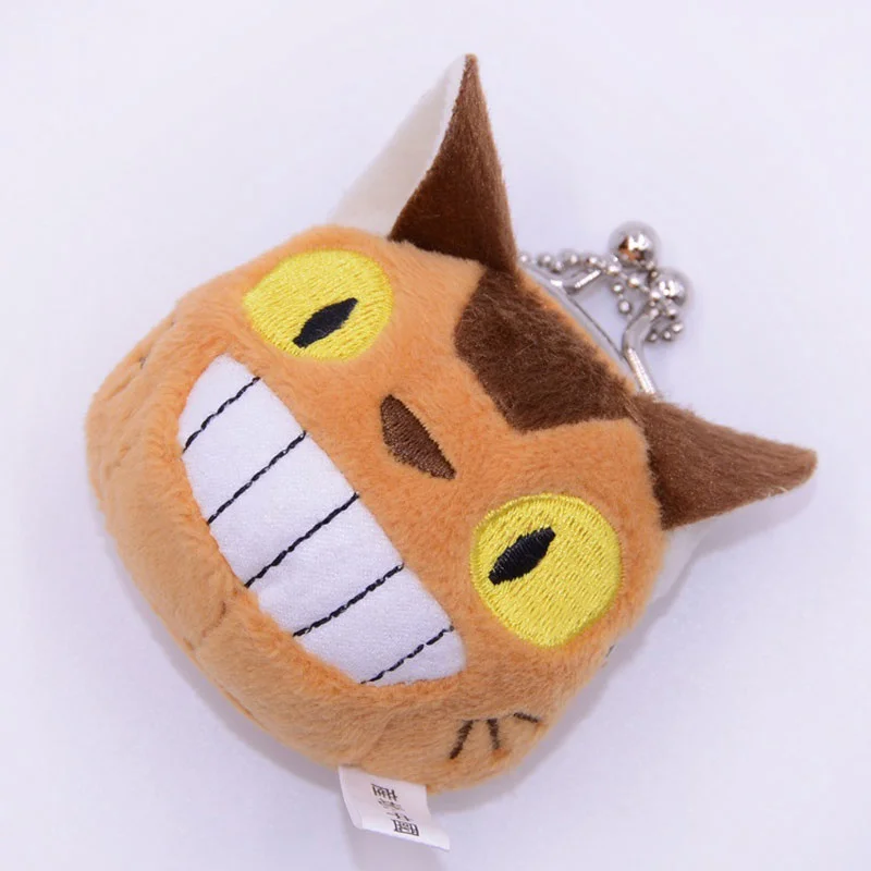 8 см 10 шт./лот аниме Мой сосед Тоторо кошка автобус сумка для монет мягкий кошелек