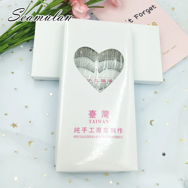 

10 Pairs 100% handmade Eyelashes 3D Natural False Eyelashes Mink Lashes Soft Eyelash Extension Makeup Kit Cilios Maquillage