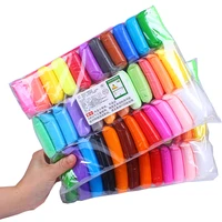 hot 36 colors super light slimes kids air dry plasticine modeling clay handmade educational 5d toy for children gift