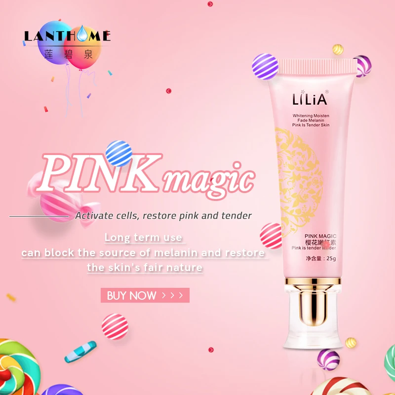 LILIA интимный анальный отбеливающий Вишневый розовый крем розовая отбеливающая