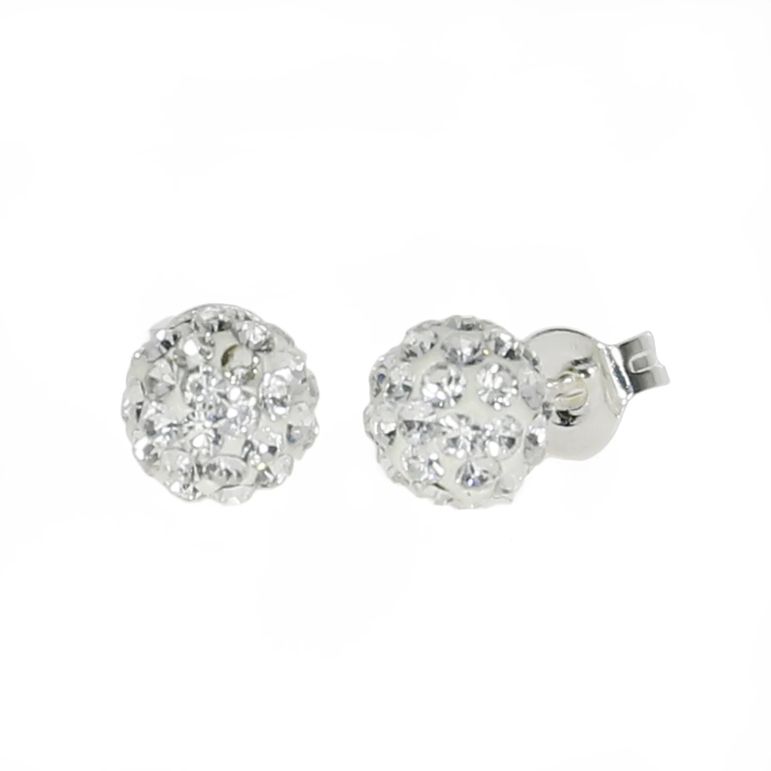 

Beritafon Rhinestones Crystal Ball Pave Bead Stud Earrings for Girls Women