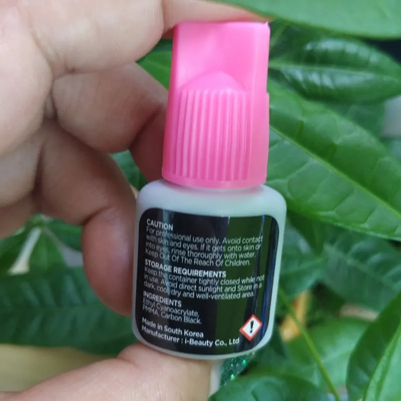 5ml IB Premium Glue For Eyelash Extension Drying time 5-7s Lasting 3 weeks Pink cap False lash glue Beauty Makeup Tools Shop | Красота и