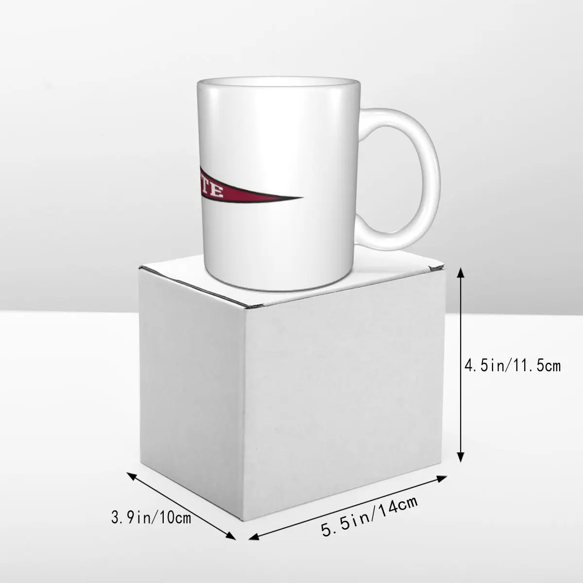 Старая школьная кружка для колледжа чашки кофейная чашка фарфоровая