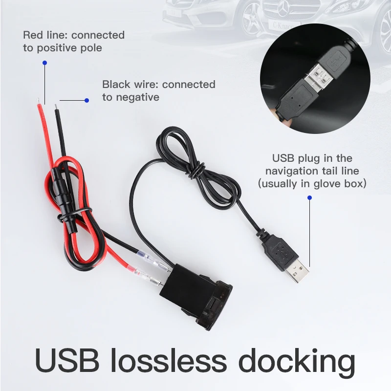 Специальное автомобильное зарядное устройство для Toyota новая версия порт USB