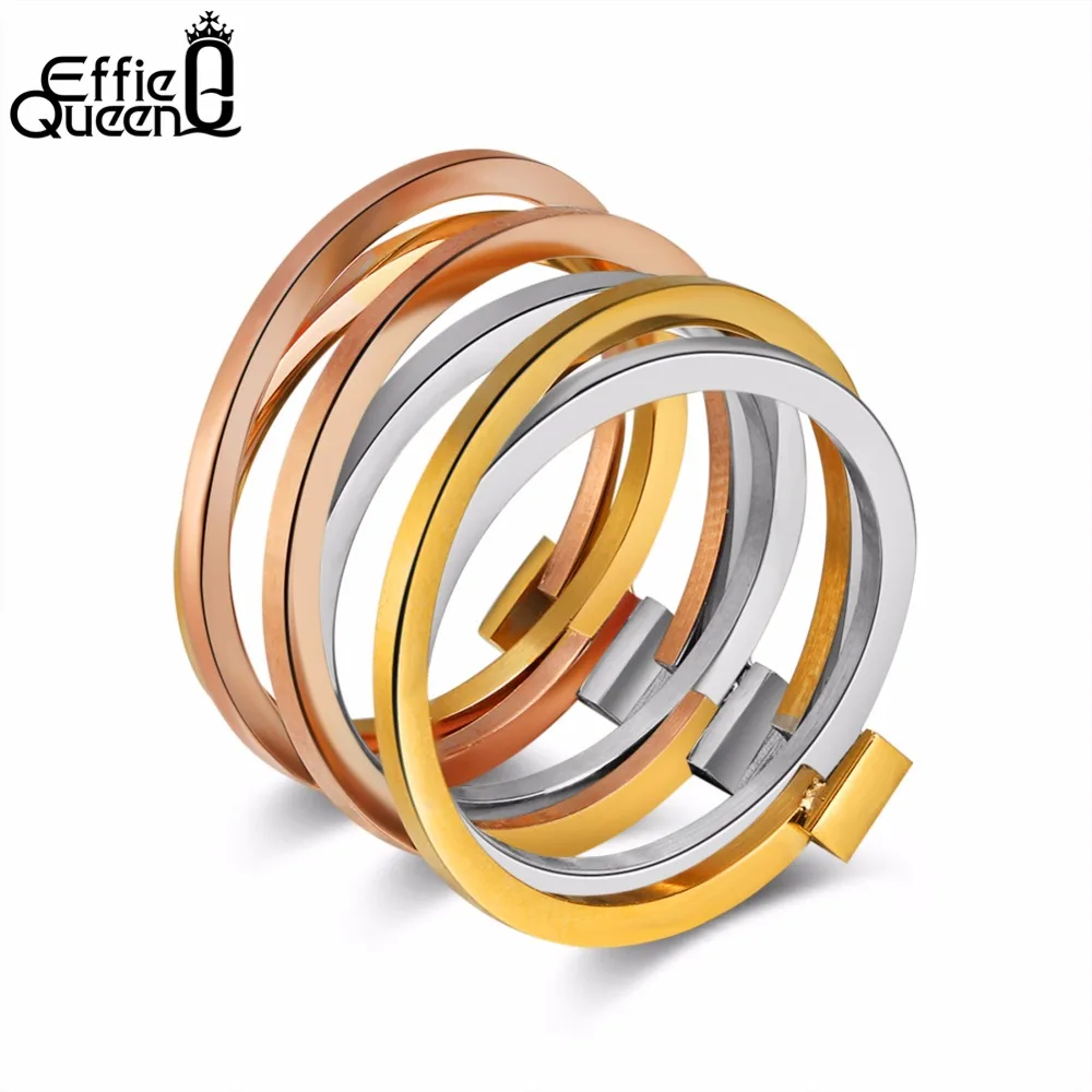 Женское кольцо из титановой нержавеющей стали|stainless steel ring|rings for womenring |