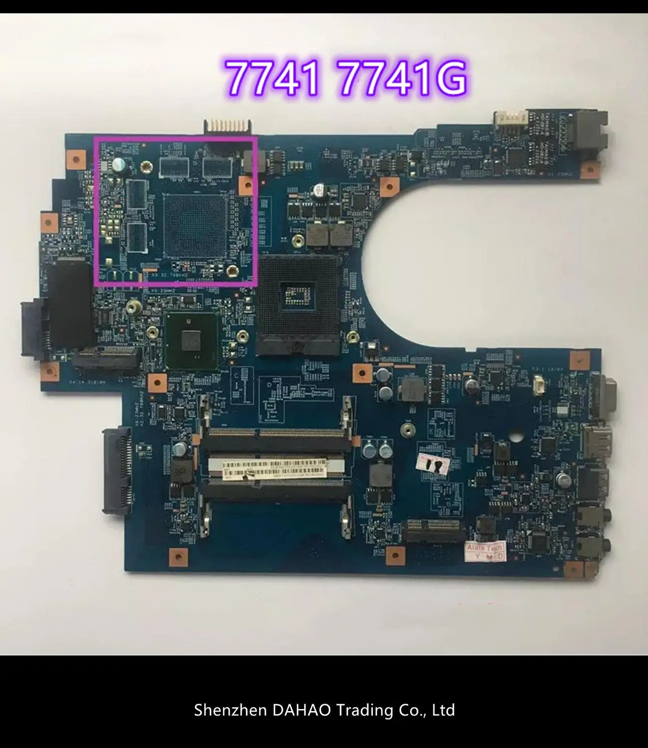 

Материнская плата LS для ноутбука Acer aspire 7741 7741Z 7741G 7741ZG, материнская плата MBPT501001 48, 4hn01.01m HM55 DDR3