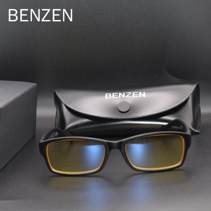 BENZEN анти-голубые лучи компьютерные очки для чтения UV400 радиационные очки для компьютерных игр с Чехол 5021