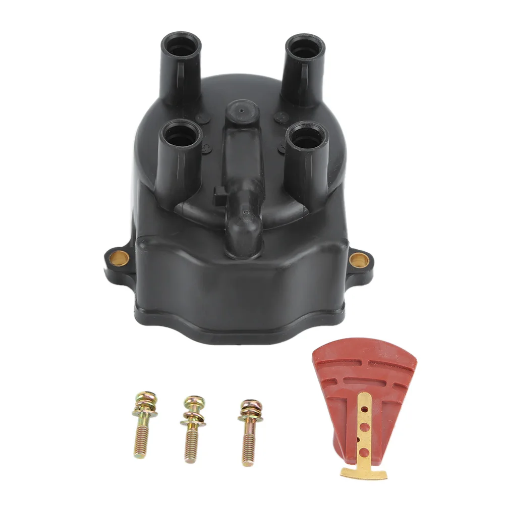 

Auto Replacement Parts ABS Car Distributor Cap Replacement Accessory Fit For Toyota 19101-11060(Black)