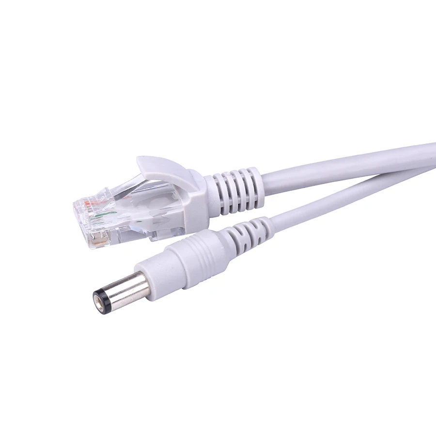 RJ45 интернет кабель ip камера видеонаблюдения удлинитель DC Power Cat5 сеть LAN шнур POE