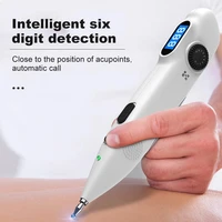 electronic pain relief massage bar electric acupuncture meridian pen point detector acupressure pain therapy face care health