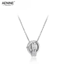 Женское Ожерелье-чокер AENINE с двойными кольцами, из нержавеющей стали