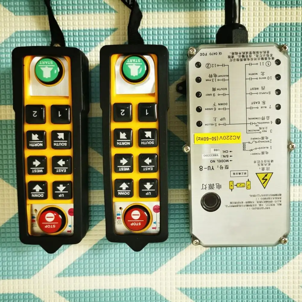 

YU-8 Hoist Controller Hoist Crane Lifter conveyors Mining Machine High Transmission Frequency Crane Remote Control Receiver