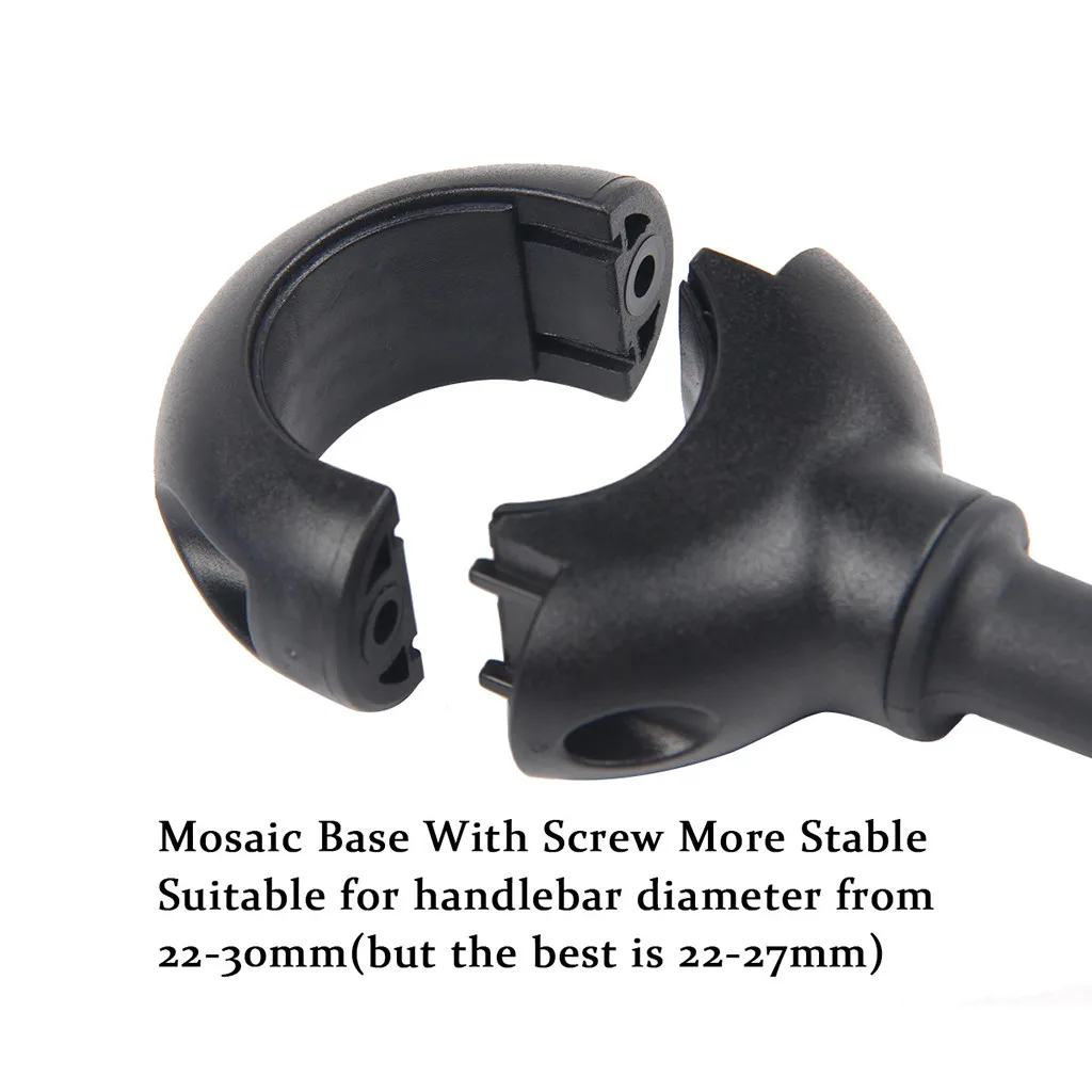 Регулируемое на 360 ° зеркало заднего вида велосипеда легкие большие линзы