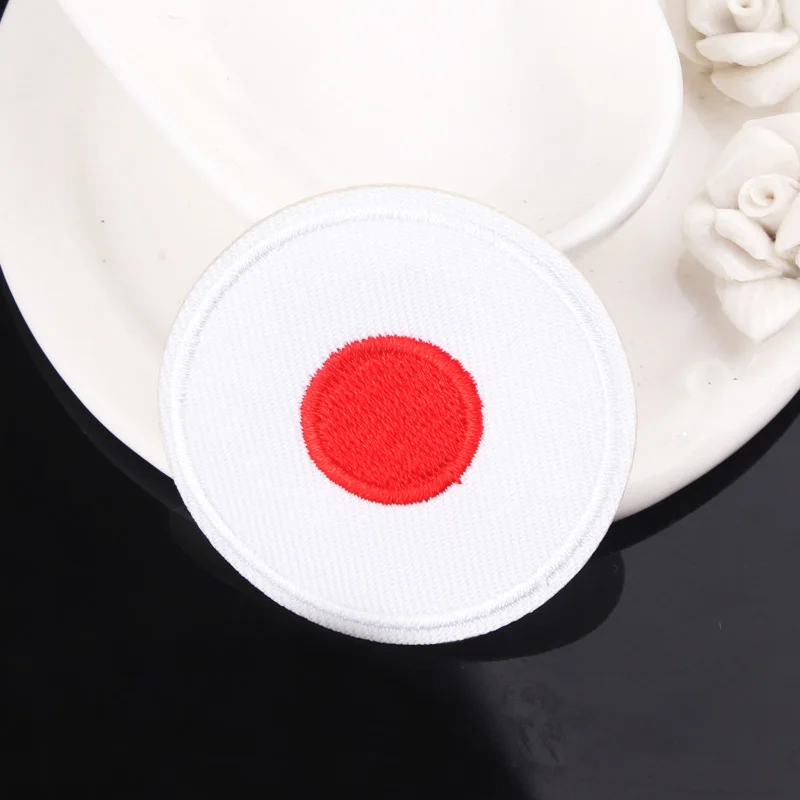 DIY вышитая заплатка Национальный флаг Утюг для нашивки на одежду тактические