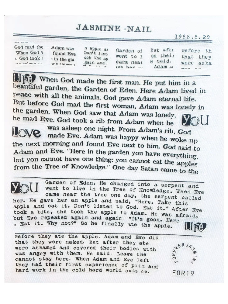 Оптовая продажа 24 шт. белые черные наклейки с английскими буквами для дизайна