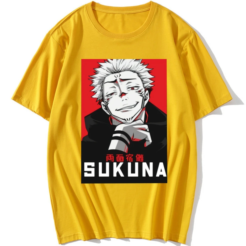 

Jujutsu Kaisen Itadori Yuji Fushiguro Megumi Kugisaki Nobara TShirt for Men Satoru Gojo Manga Humor Summer Tee T Shirt
