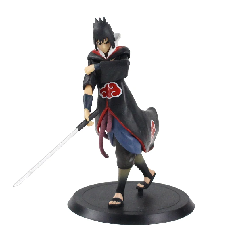 Фигурка действующего лица из PVC аниме Наруто Шипуден Учиха Идзуна Мадара Брат с Мечом, модель игрушки для детей подарок Brinquedos размером 18 см.