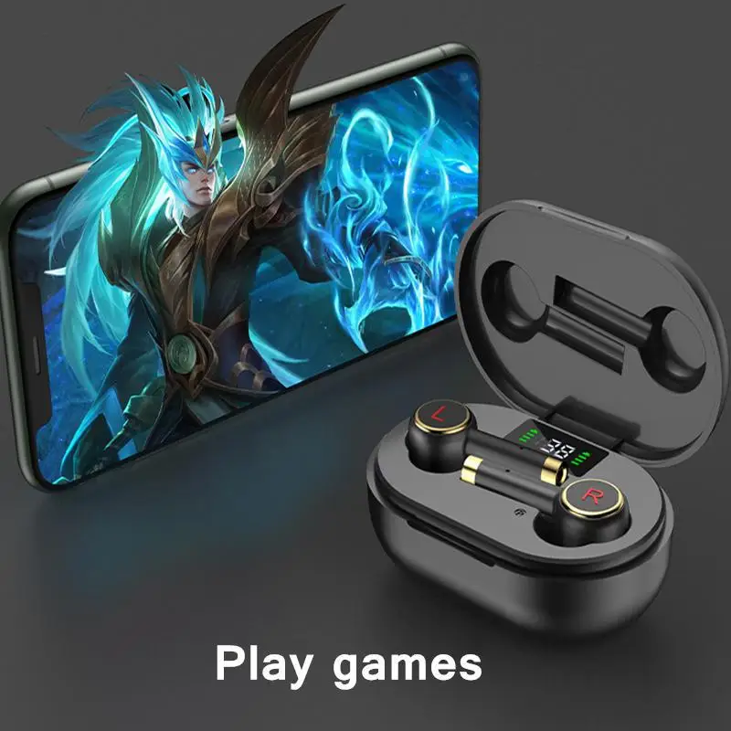 L2 Pro беспроводные наушники Bluetooth 5 0 спортивные с шумоподавлением зарядным боксом