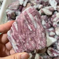 1pcsnatural crystal rough reiki healing stones pink tourmaline raw minerals gem for home decoration