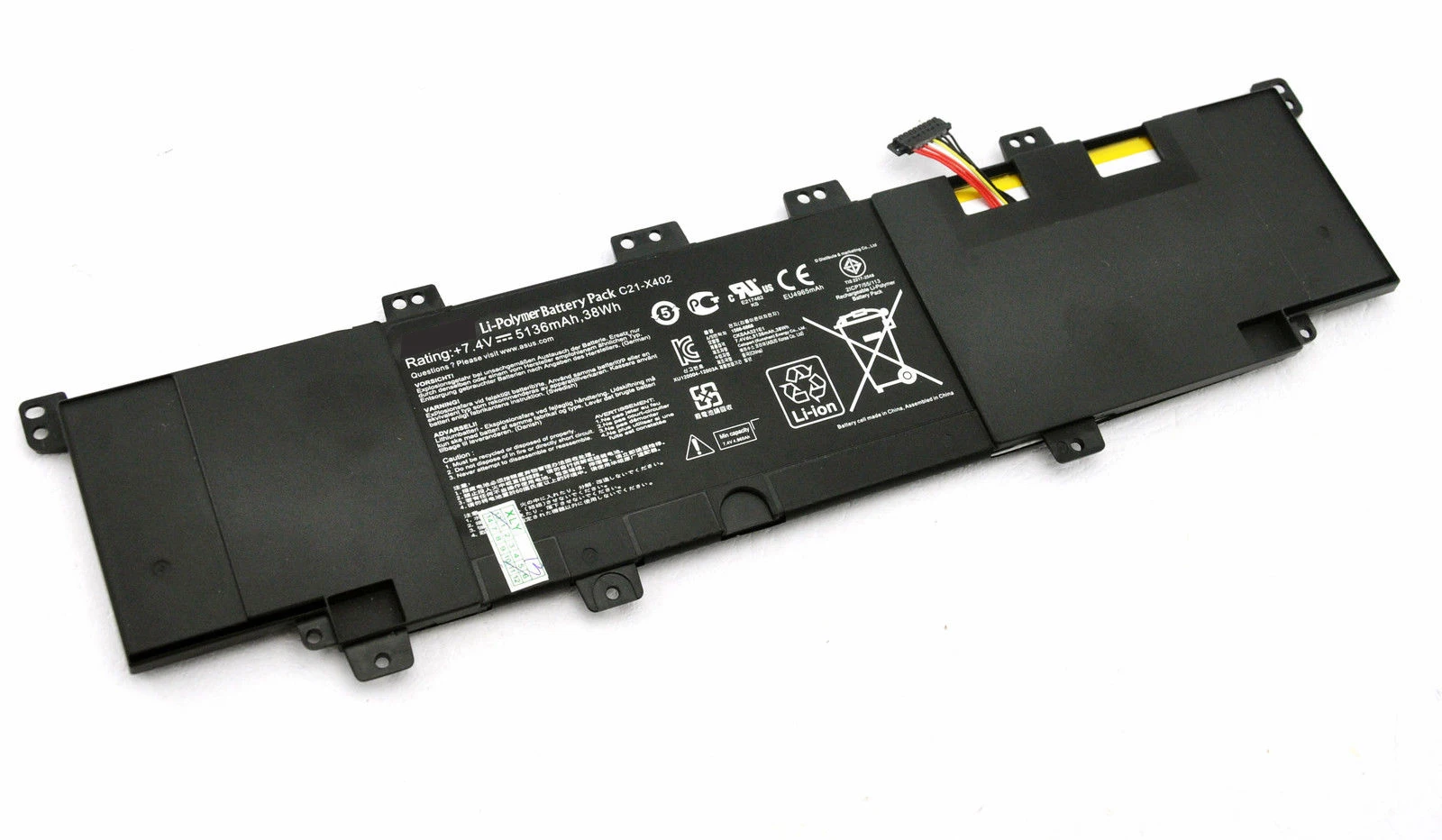 

Genuine Original 7.4V 38Wh C21-X402 Laptop Battery For ASUS VivoBook S300 S400 S400C S400CA S400E X402 X402C X402CA series