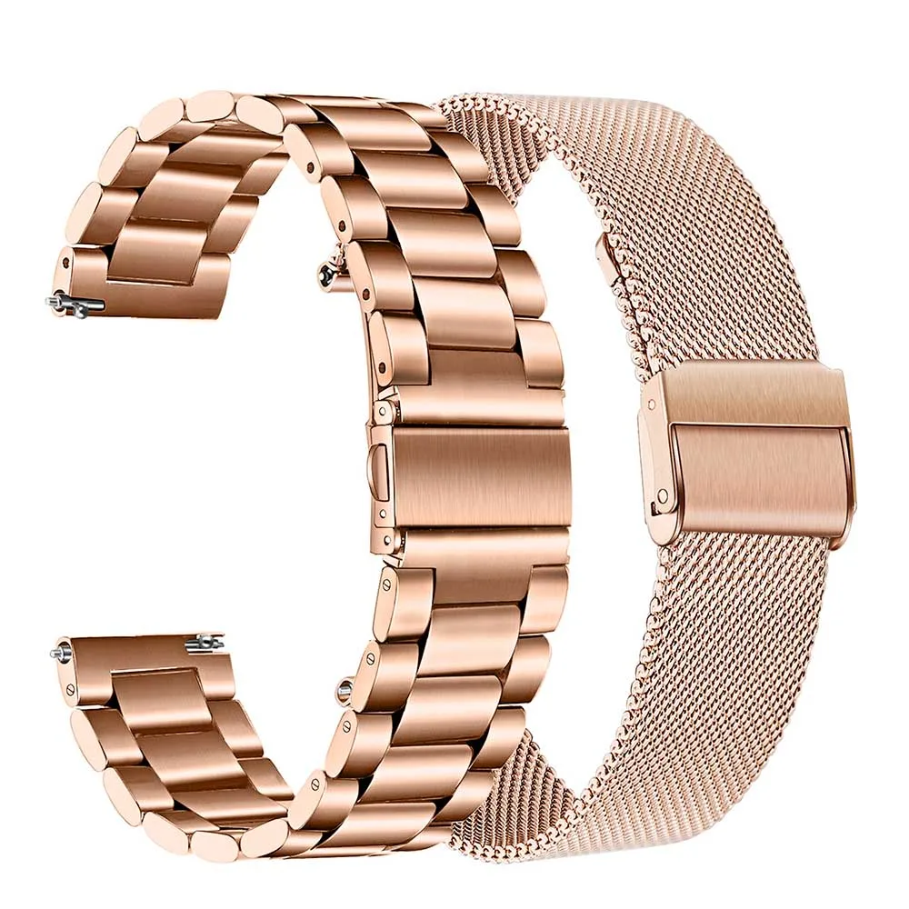 

Milanese Stainless Steel Strap For Xiaomi Huami Amazfit Bip S U Lite GTS 2 Mini GTR 47mm 42mm Bracelet Band 20mm 22mm Watchband