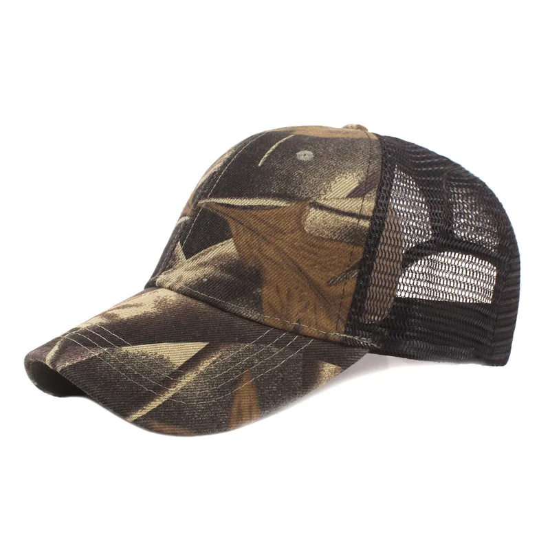 

Summer Outdoor Men Camouflage Mesh Baseball Cap Fishing Sun Shade Hiking Mountaineering Cycling Riding Anti Ultraviolet Hat
