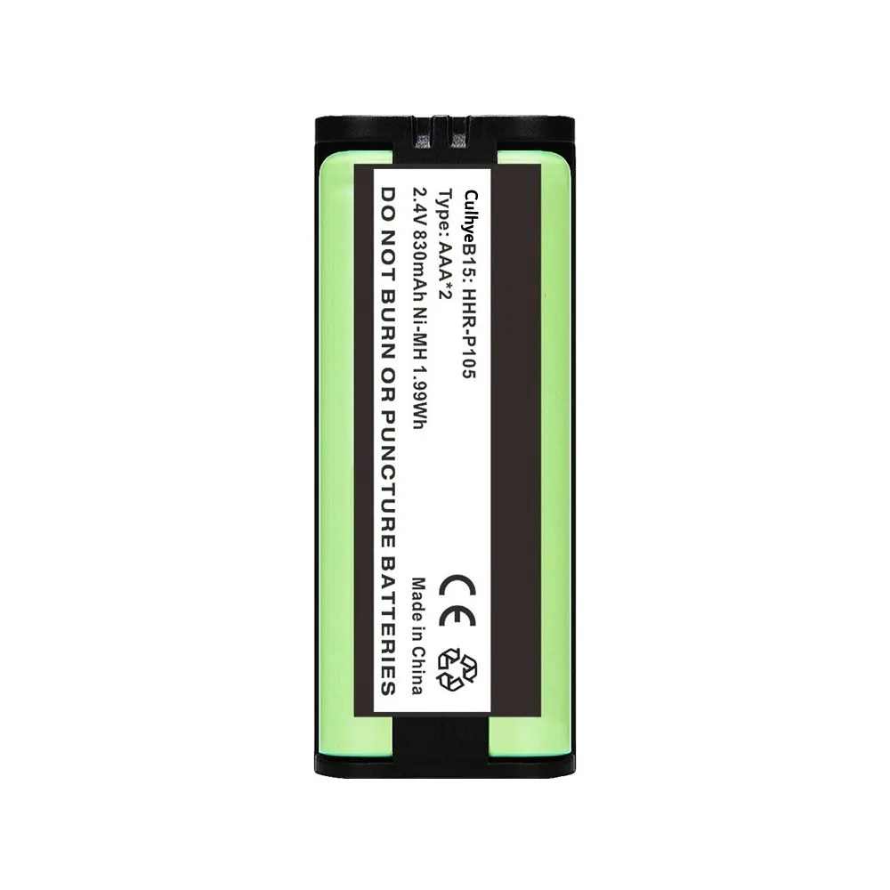 2 4v nimh hhr p105 cordless phone battery for panasonic hhr p105a kx tg5777 kx tga242 kx tga571 type 31 home handset telephone free global shipping