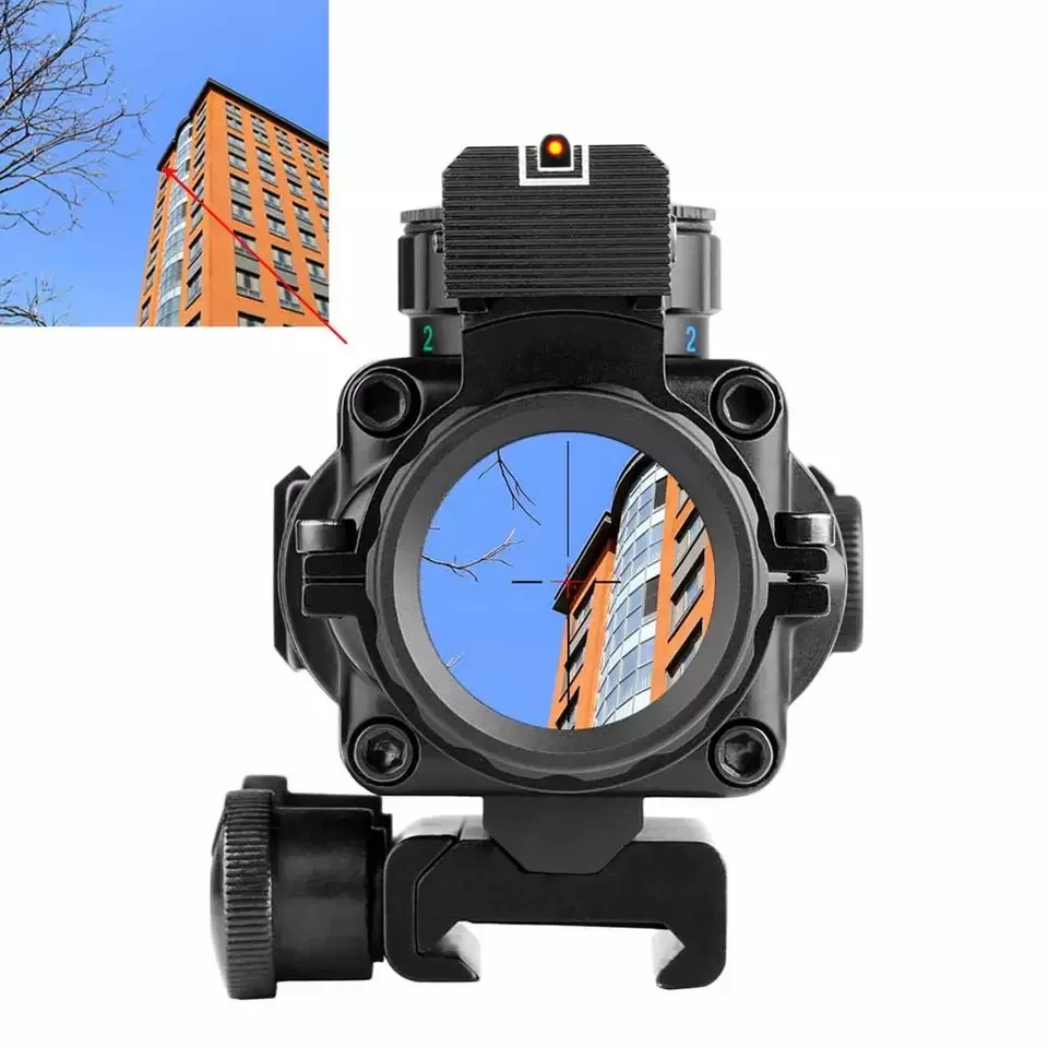 Тактический оптический прицел 4x32 ACOG красный зеленый и синий светильник кой 20 мм