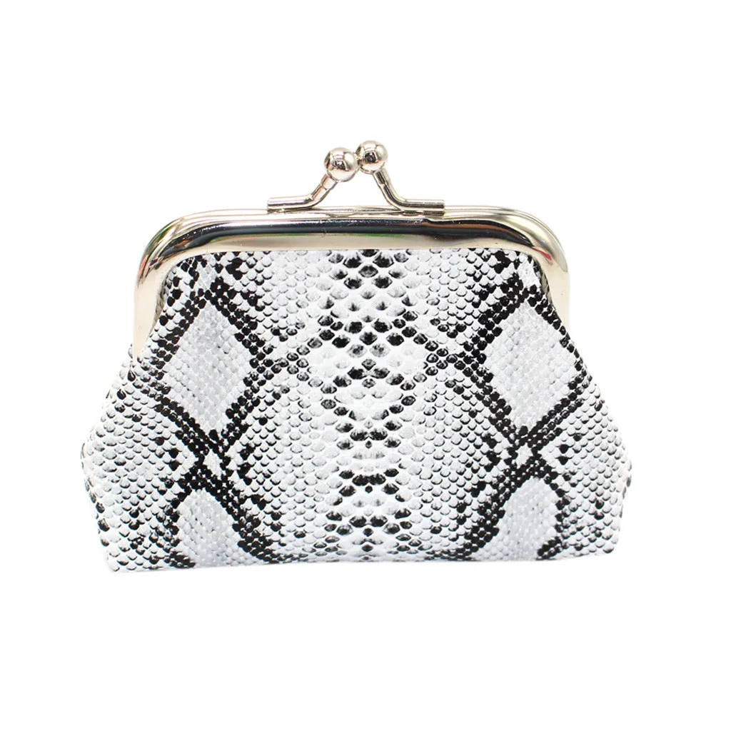 Маленький клатч женский модный ретро-Кошелек с принтом закусок кошелек для монет