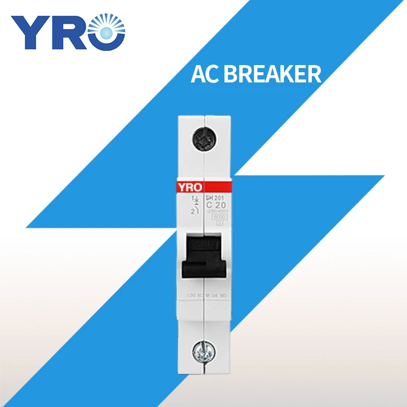 

AC 1P Mini Circuit breaker MCB 3A 6A 10A 16A 20A 25A 32A 40A 50A 63A Circuit Protector SH201