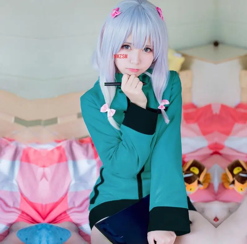 Новинка Аниме костюмы для косплея Eromanga-Sensei Изуми сагири розовые пижамы синяя