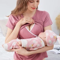 summer maternity shirts pregnancy tees modal nursing tops breastfeeding clothes solid color t shirt for pregnant women shirt