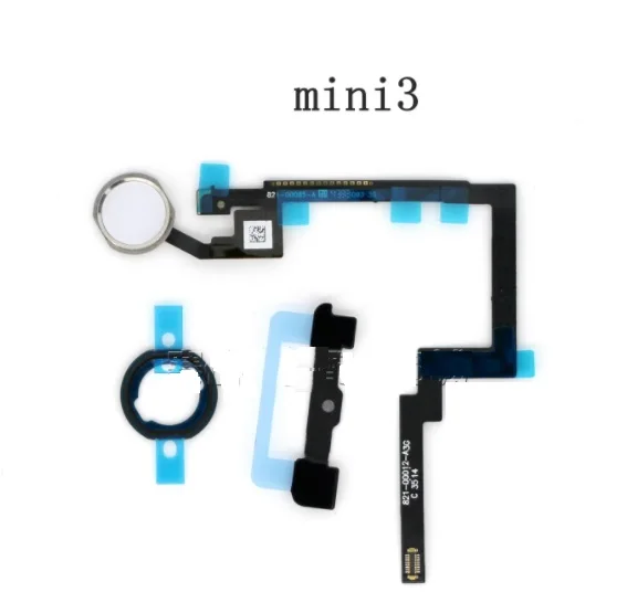 Гибкий кабель в сборе с кнопкой домой + резиновая прокладка для домашнего ключа и