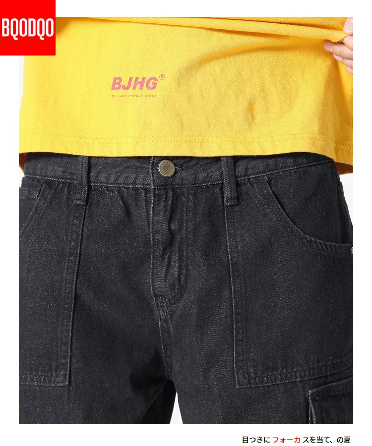 Джинсовые мужские джинсы 5XL размера плюс из хлопка повседневные летние модные