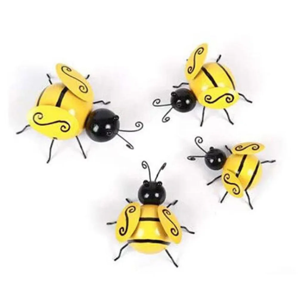 

Ornaments Decoration Wall Crafts Bee Shape Decorative For Home Indoor Hanging American Miniatures