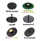 2021 портативный фонтан на солнечной батарее, СВЕТОДИОДНЫЙ плавающий водяной фонтан на солнечной батарее, насос для птичьей ванны, садового декора, двора, пруда, бассейна