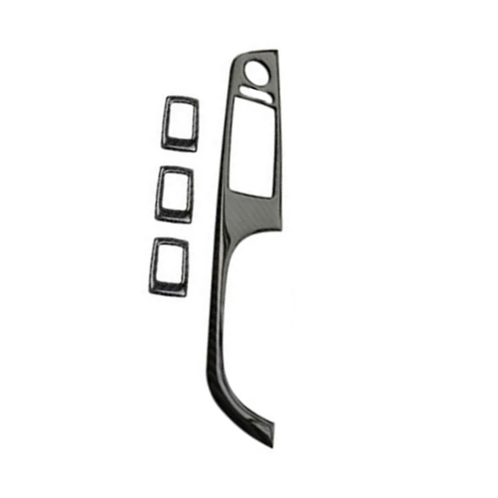 

Carbon Fiber Master Window Lift Switch Panel Bezel Cover Sticker Trim For BMW E90 325i 328i 335i 05-12 4 Door Right Hand Drive