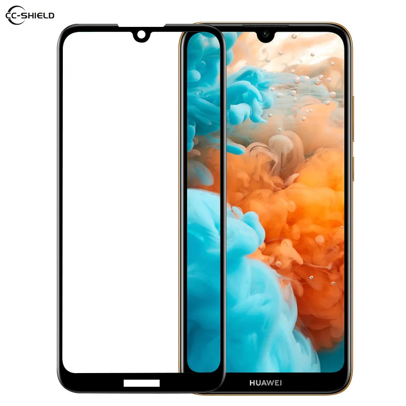 Полное покрытие стекла для huawei Y7 Pro 2019 DUB LX2 L22 Защитная пленка экрана Y 7 закаленное