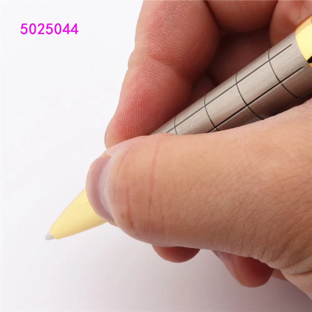 Роскошная качественная классическая шариковая ручка золотистого цвета со