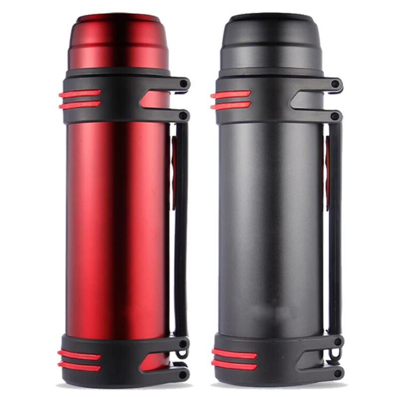 

1.2L/1.6L/2.0L/2.5L/3.0L Large Capacity Stainless Steel Thermos Outdoor Tourism Sports Hot Water Cup Portable Vacuum Flask