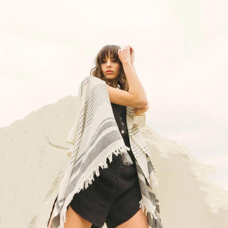 

С принтом в виде кисточек Купальник Пляжная накидка Кардиган Женская белая накидка Короткая свободная летняя одежда для пляжной вечеринки ...